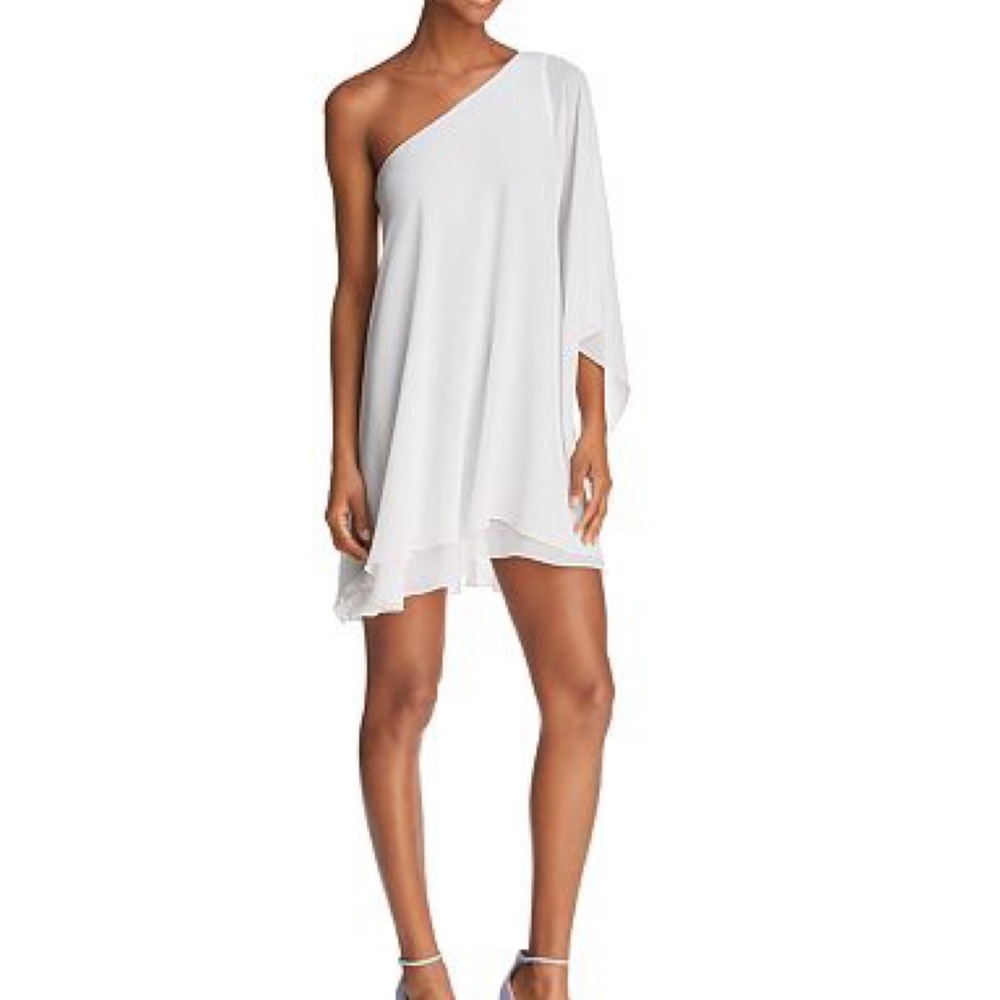 Show Me Your Mumu Zsa Zsa White Chiffon Mini Dress